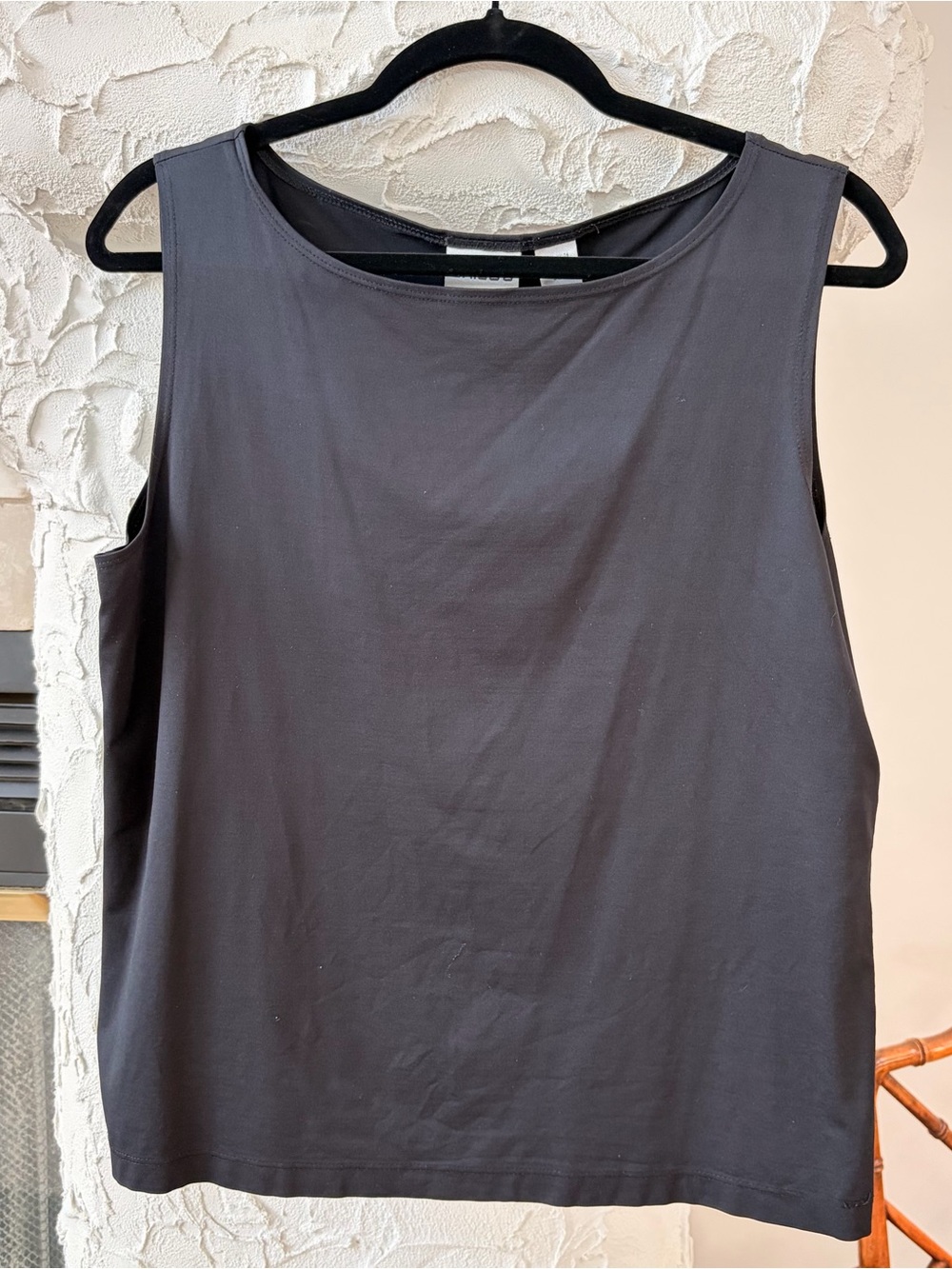 Chicos Classic Sleeveless Tank Top - Black, size 2